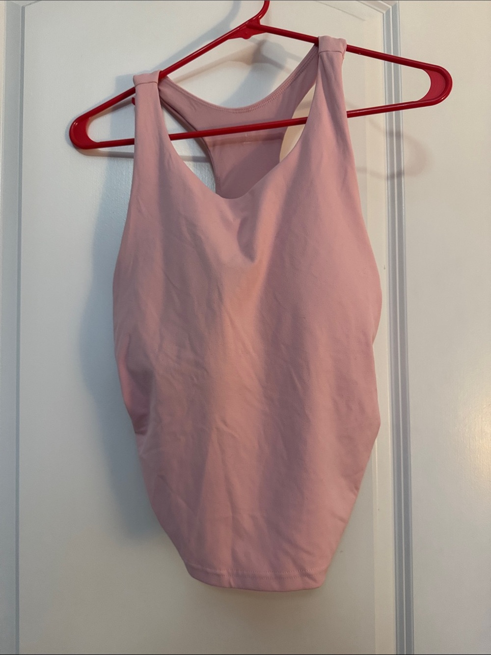 Jockey Light Pink Racerback Performance built in bra Tank